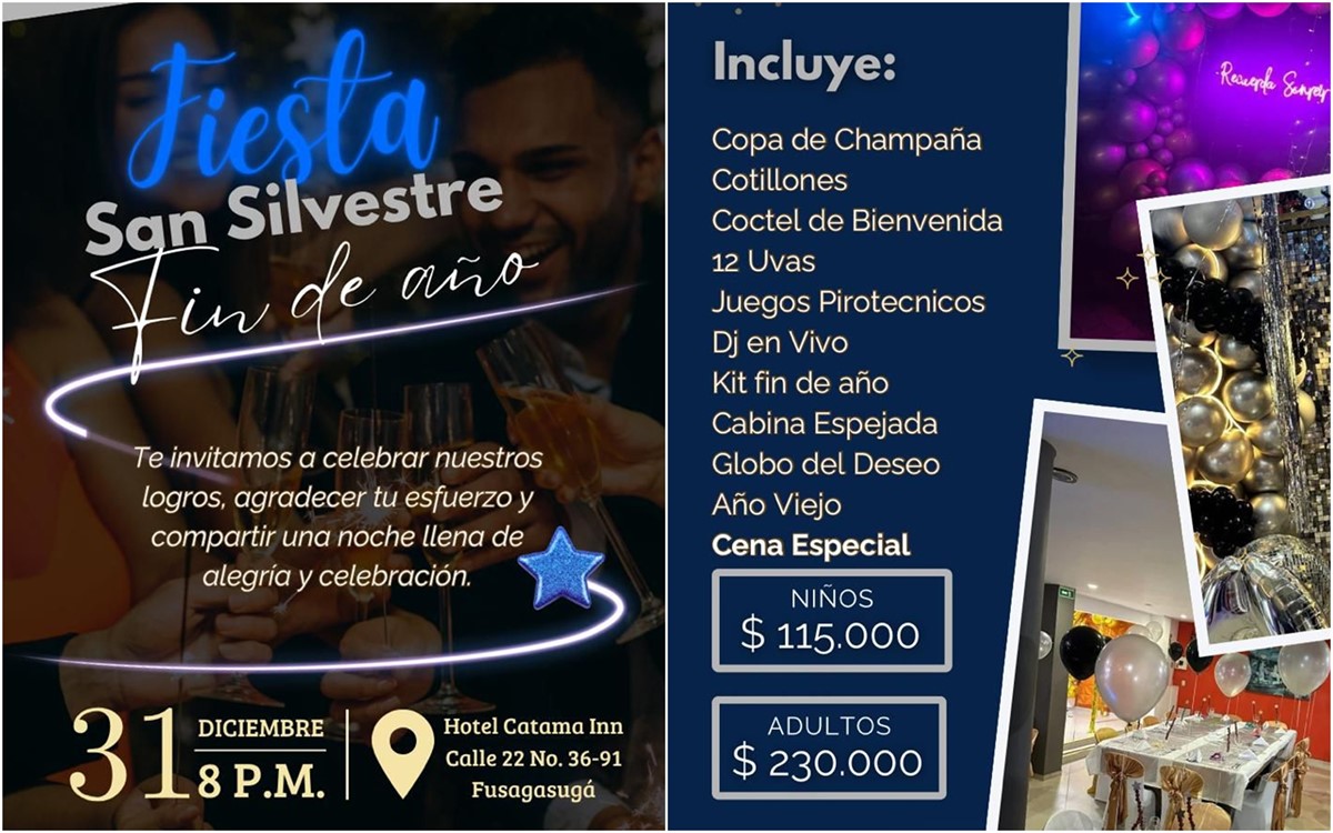 Fiesta fin de año Fusagasugá
