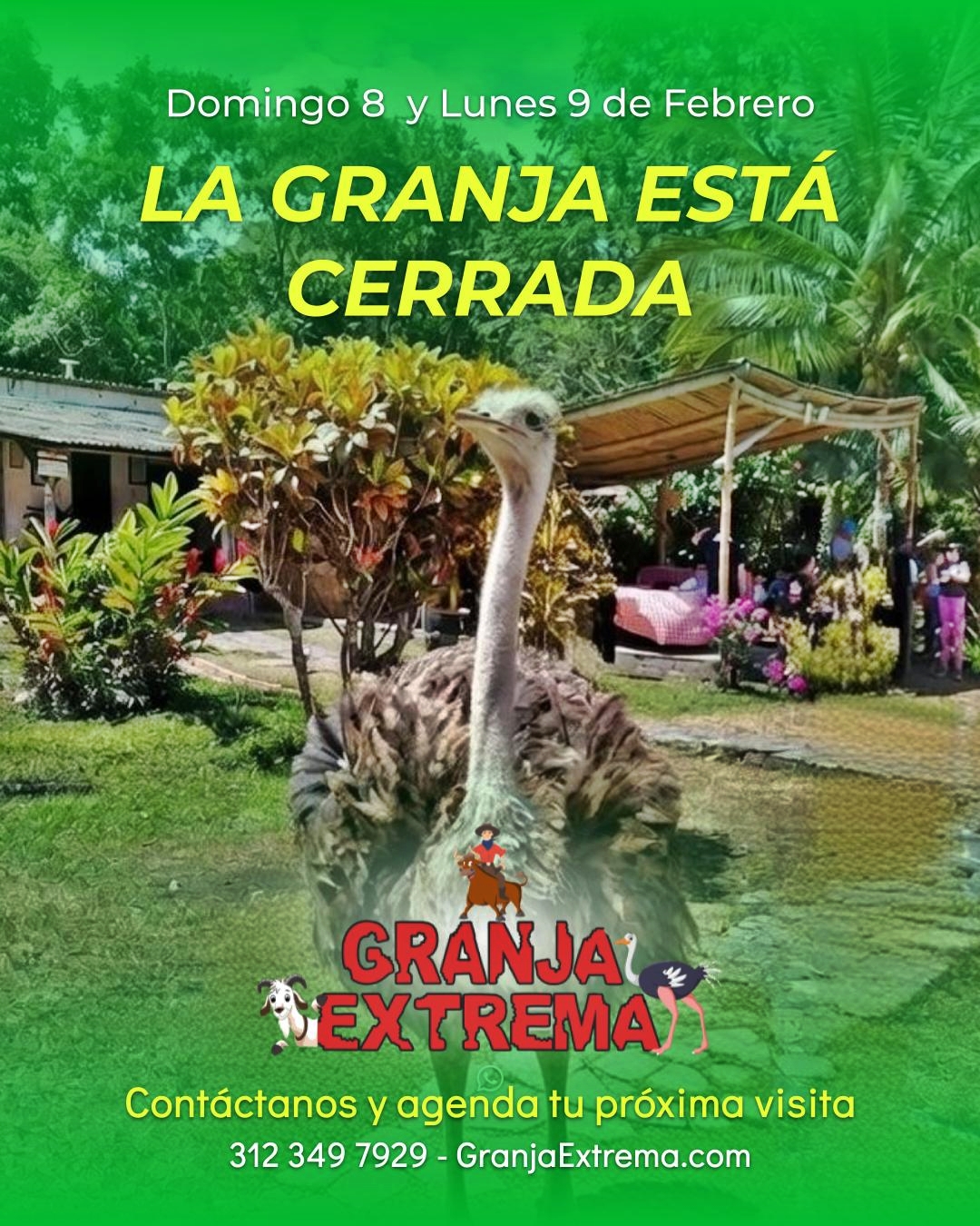 granja extrema villeta turismo colombia