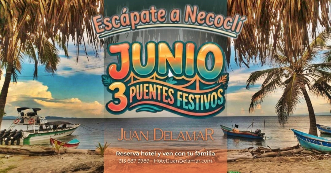 hotel en necocli frente al mar Juan Delamar